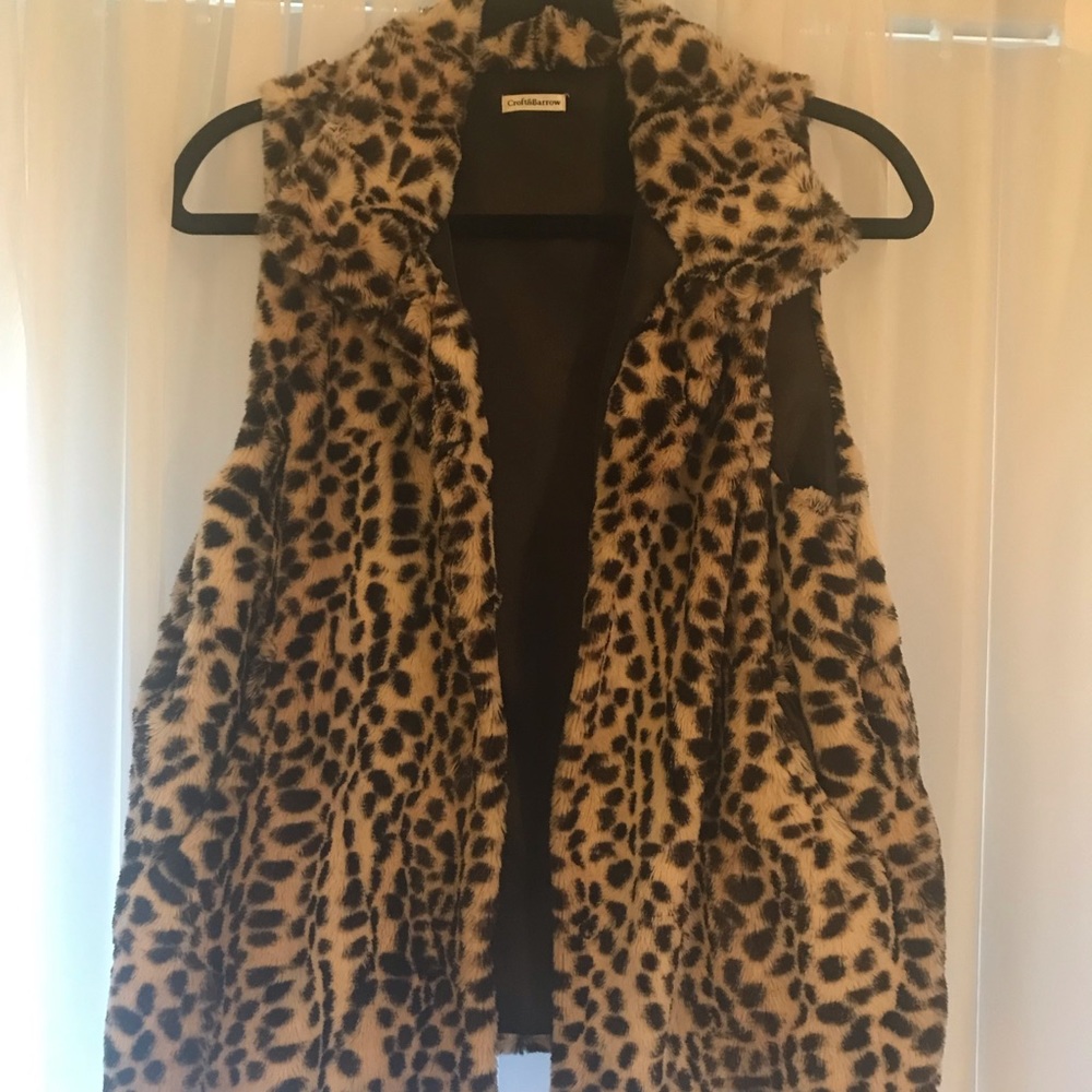 Croft & Barrow Faux Fur Vest